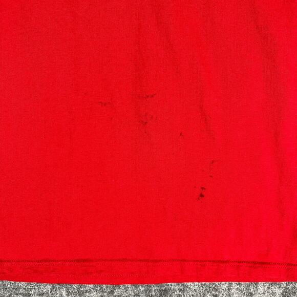 Vintage Single Stitch Shirt Mens‎ XL Jerzees USA made Red Blank Short-sleeve Tee - Picture 5 of 15